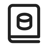 Book Formula Database SVG Icon